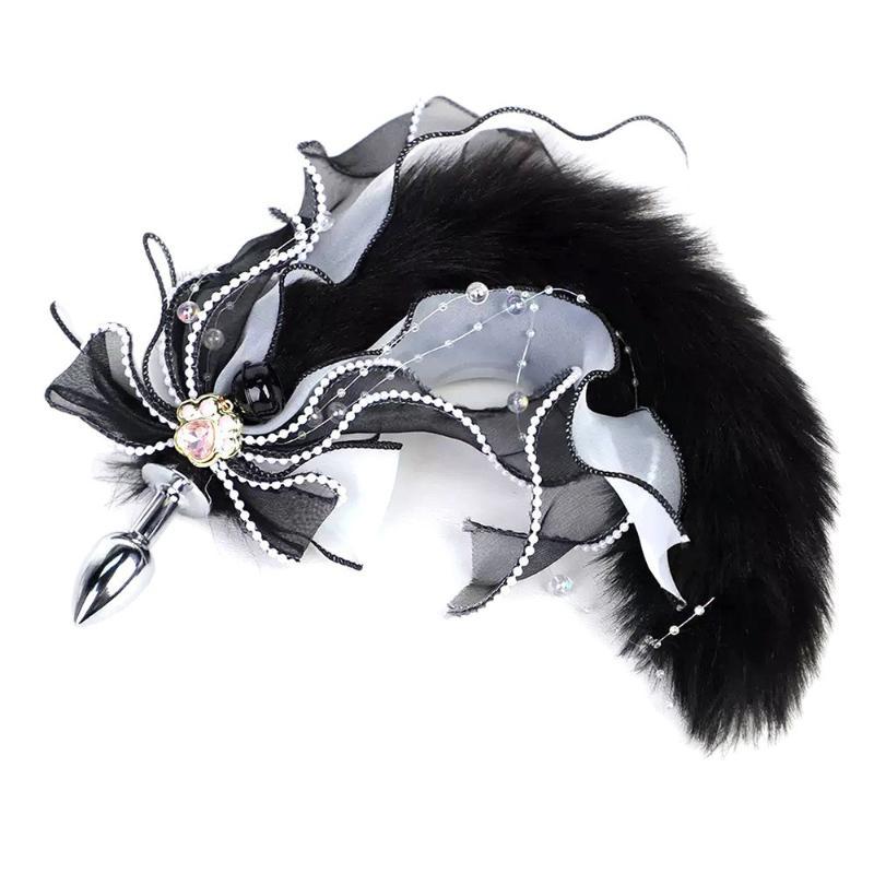 Pet Supplies Outlet - 새로운 고급형 여우 꼬리 항문 플러그,