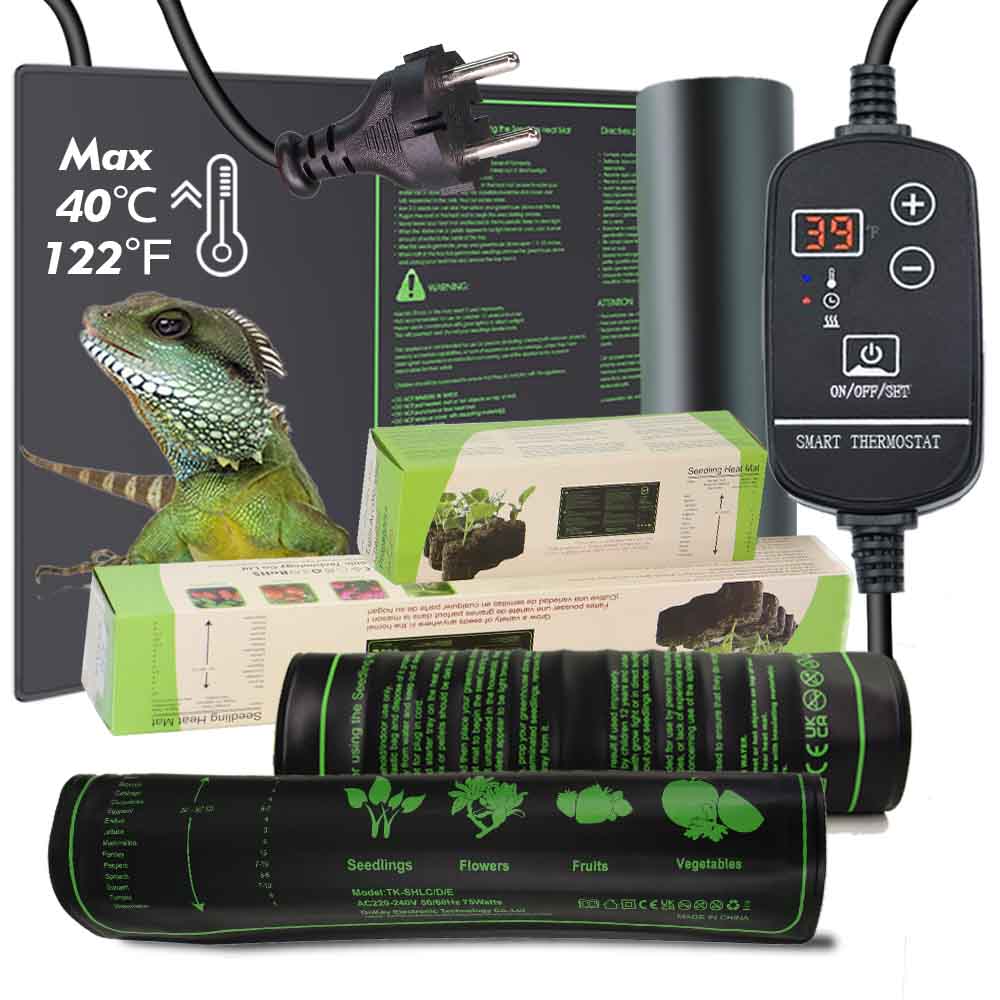 Reptile Heating Mat - 실내 정원 묘목 성장 온도조절기 방수