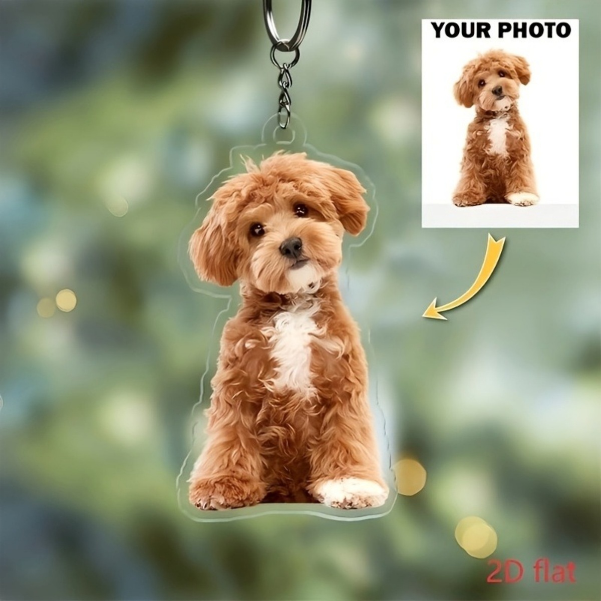Pet Supplies Outlet - 맞춤형 사진 키체인 – 개인 맞춤형