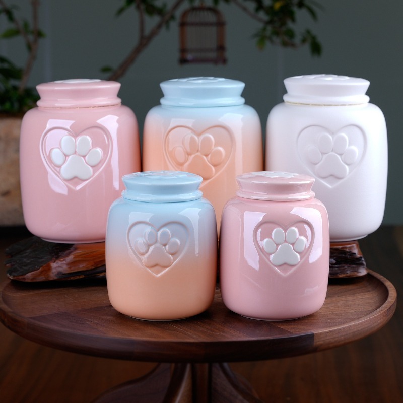 Pet Supplies Outlet - 세라믹 강아지 장례함 애완견 고양이 유골함