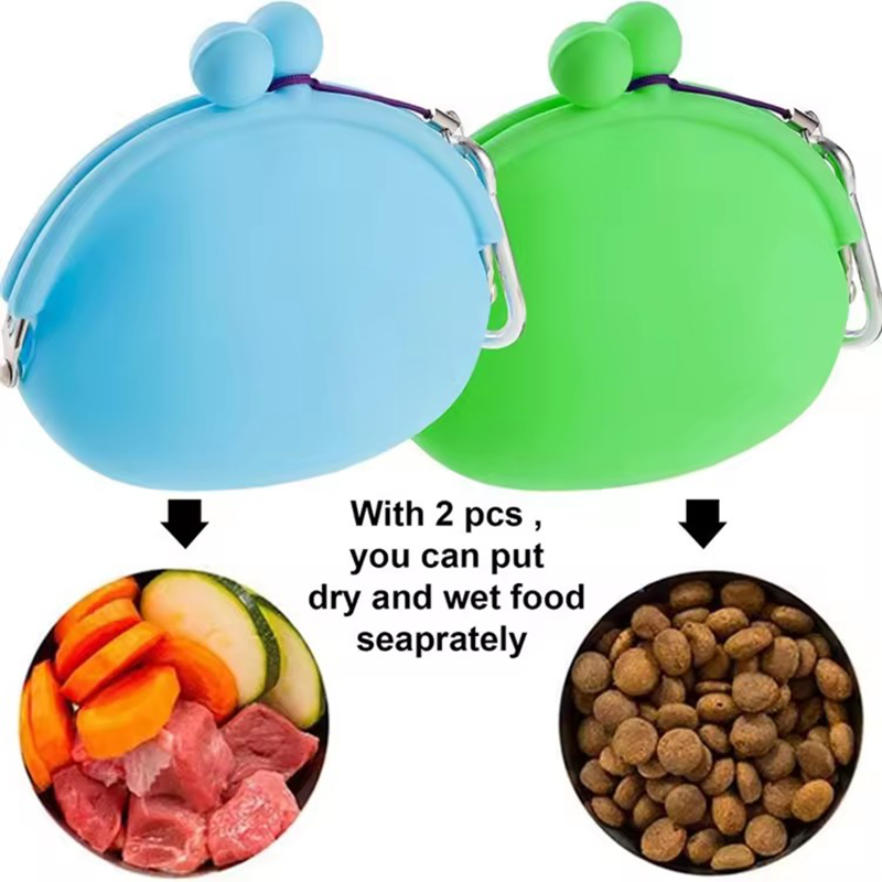 Pet Supplies Rewards - 실리콘 강아지 간식 가방 휴대용 훈련