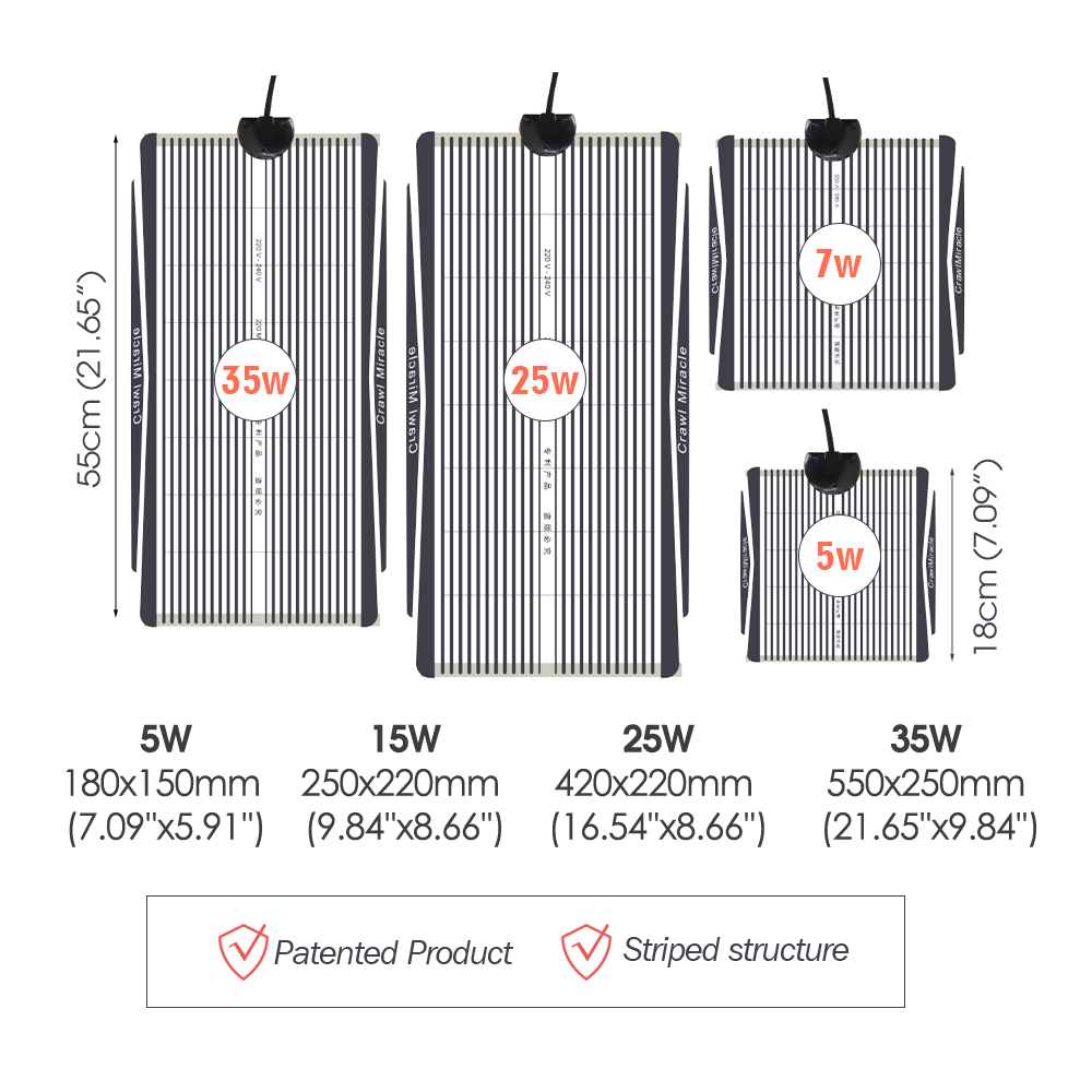 온도 조절식 온도 조절기가 있는 그래핀 파충류 난방 매 - Reptile Heating Mat 리뷰 및 가격