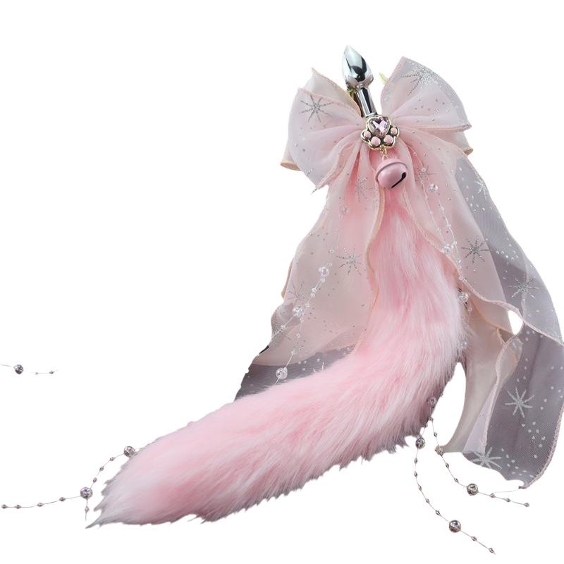 새로운 고급형 여우 꼬리 항문 플러그, 큰 레이스 리본 - Pet Supplies Outlet 리뷰 및 가격
