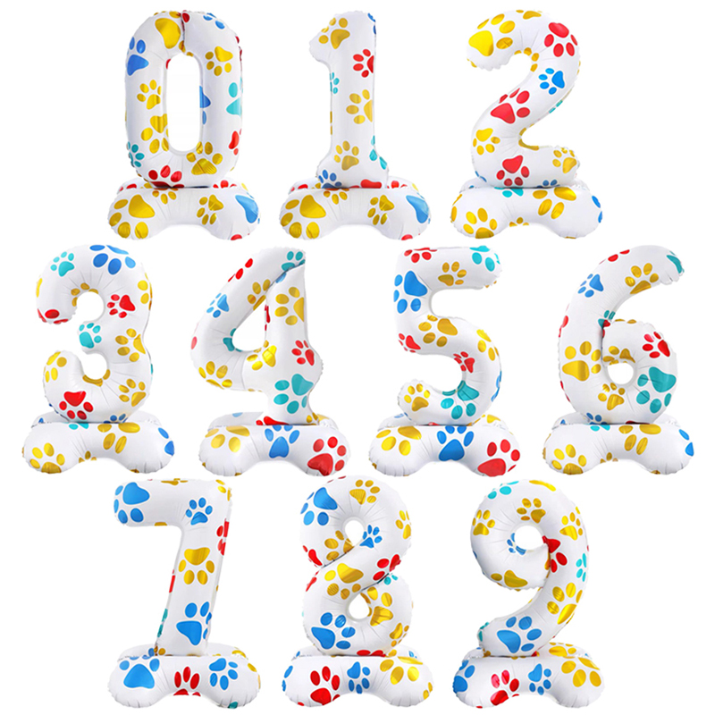 1pc 개 발 동물 애완 동물 호일 풍선 16 인치 흰 - Pet Supplies Outlet 리뷰 및 가격