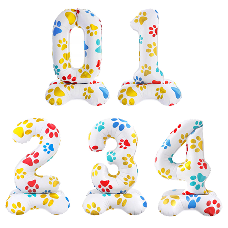 1pc 개 발 동물 애완 동물 호일 풍선 16 인치 흰 - Pet Supplies Outlet 리뷰 및 가격