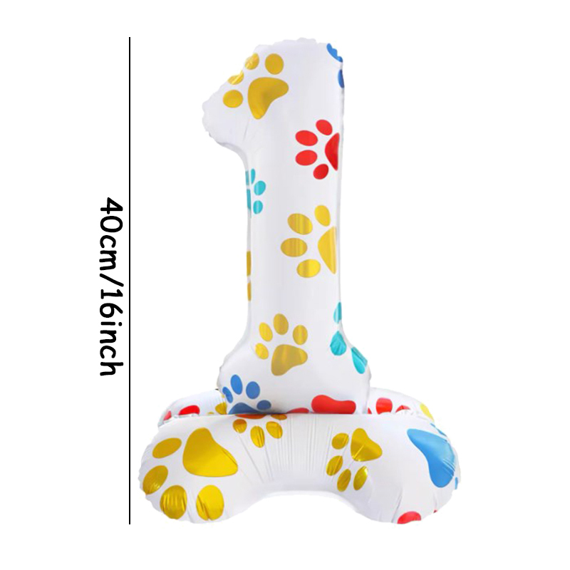 1pc 개 발 동물 애완 동물 호일 풍선 16 인치 흰 - Pet Supplies Outlet 리뷰 및 가격