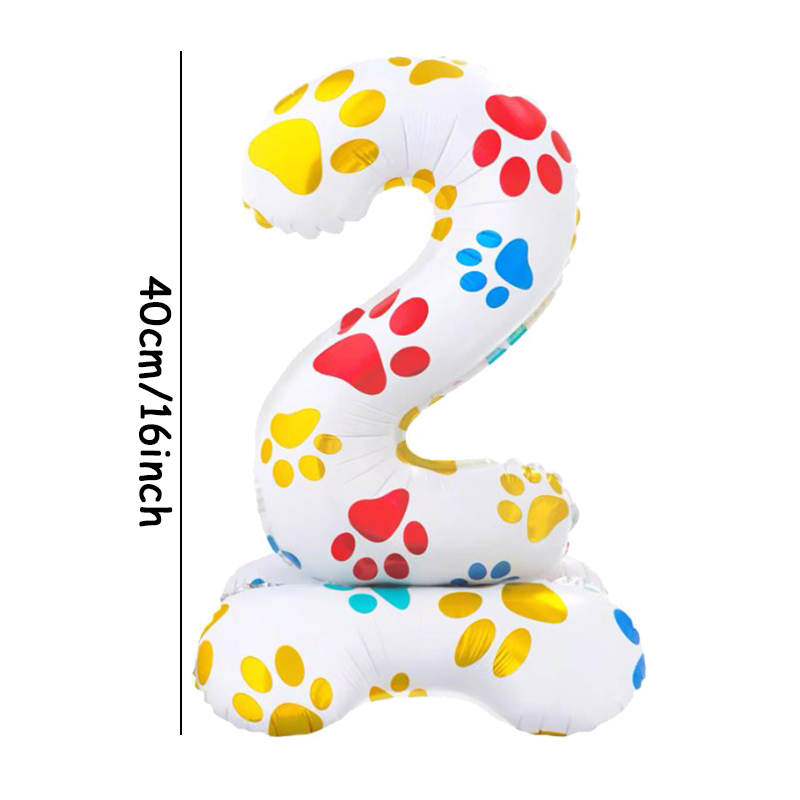 1pc 개 발 동물 애완 동물 호일 풍선 16 인치 흰 - Pet Supplies Outlet 리뷰 및 가격