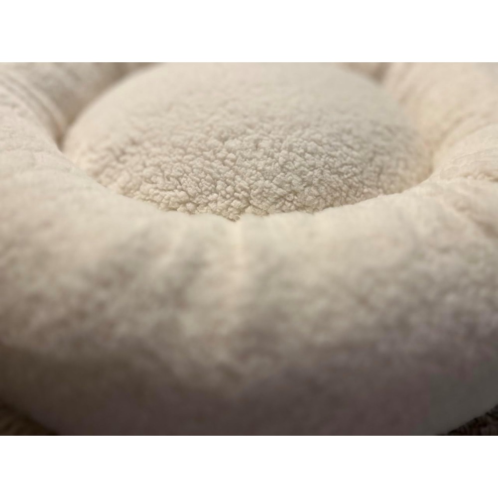 울트라 플러시 엔젤 헤어 필드 도넛 펫 베드 – 소형  - Calming Dog Bed 리뷰 및 가격