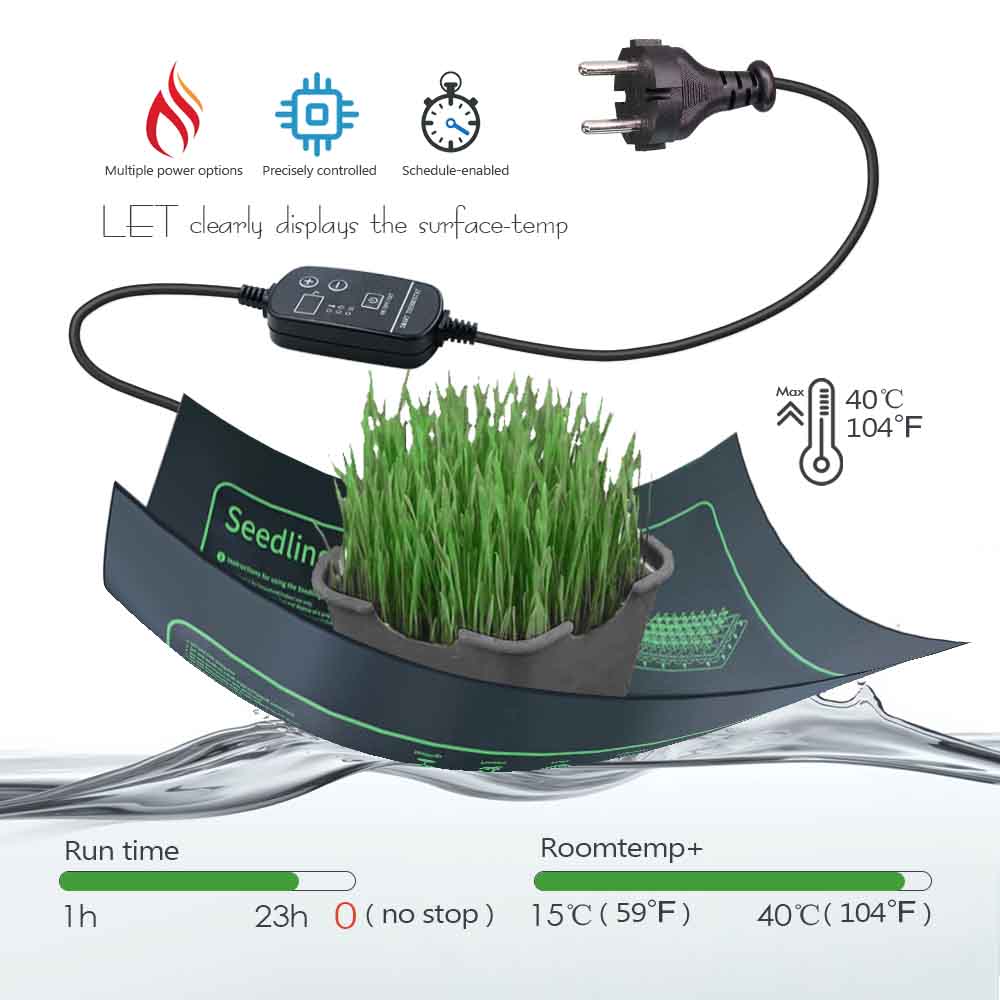 실내 정원 묘목 성장 온도조절기 방수 식물 난방 패드, - Reptile Heating Mat 리뷰 및 가격