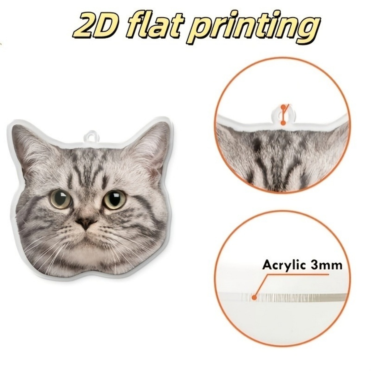 맞춤형 사진 키체인 – 개인 맞춤형 아크릴 키링, 양면 - Pet Supplies Outlet 리뷰 및 가격