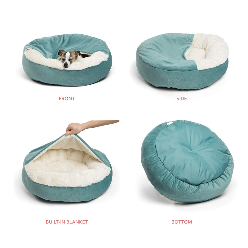 Benepaw 정형외과 강아지 침대, 후드 담요, 겨울 - Calming Dog Bed 리뷰 및 가격