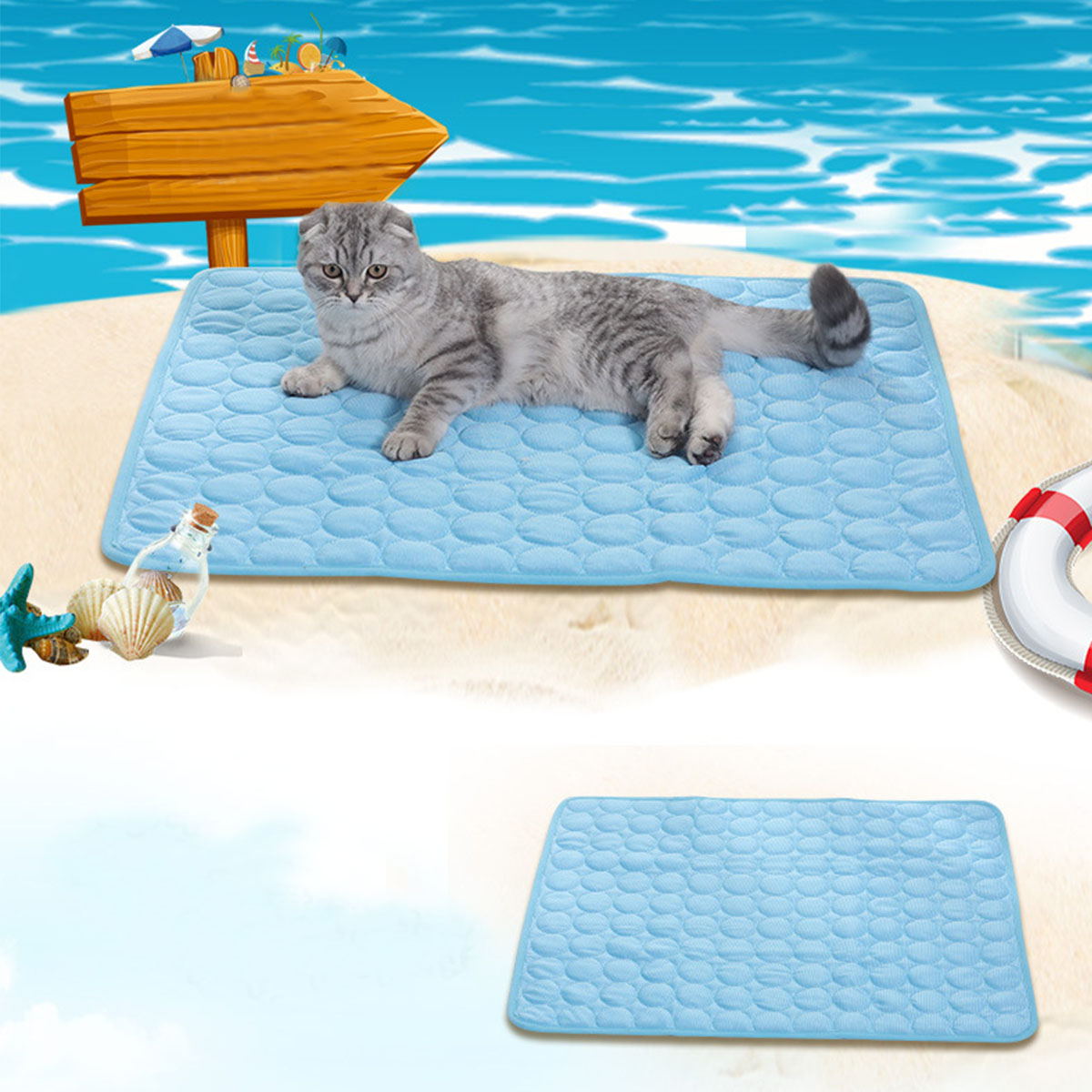 반려동물용 아이스 매트 여름 고양이 강아지 소파 침대  - Calming Dog Bed 리뷰 및 가격