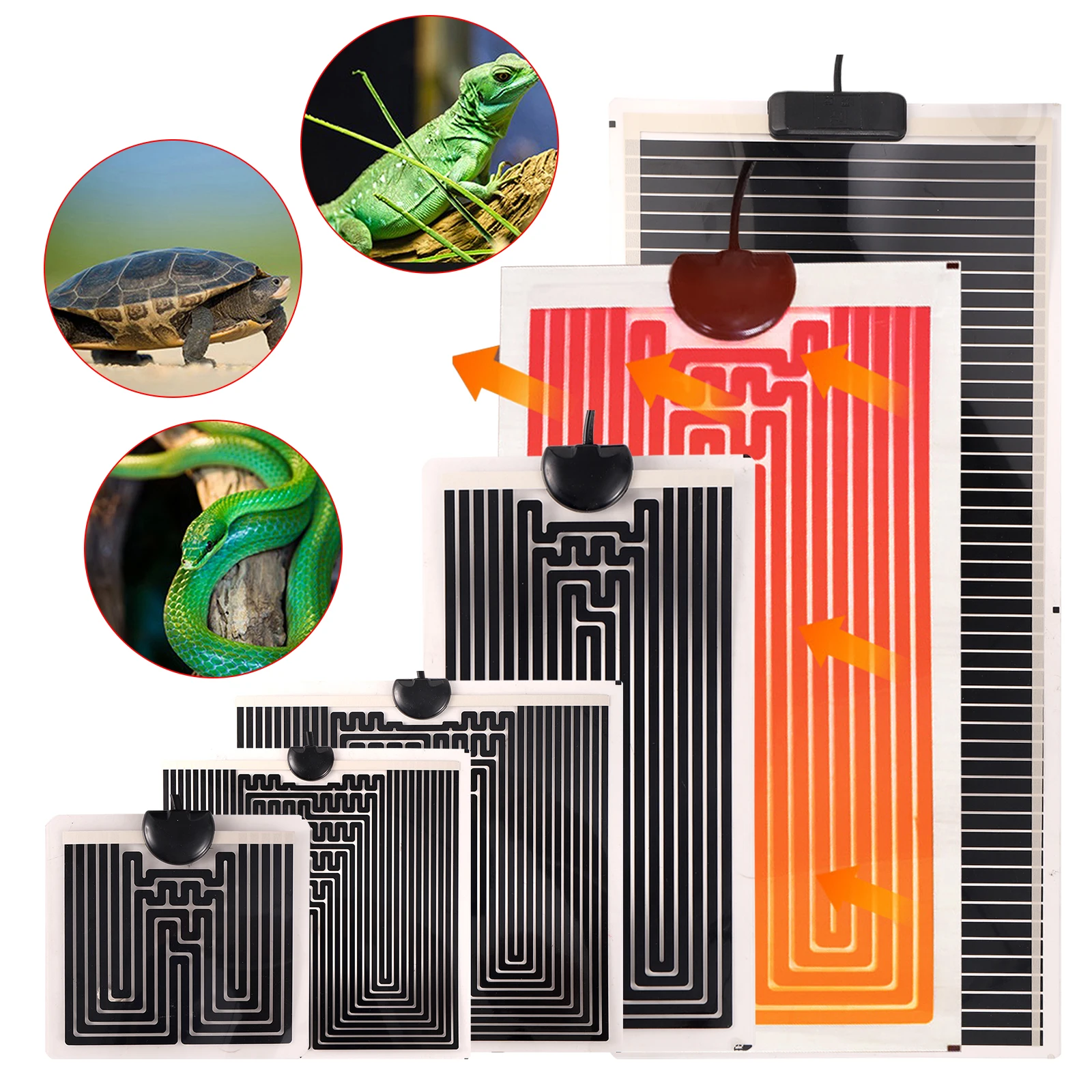 조절 가능한 온도 조절 매트, 파충류 히트 매트, 애완 - Reptile Heating Mat 리뷰 및 가격