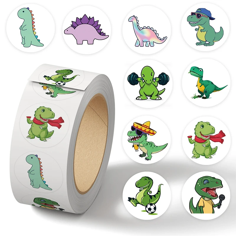 500PCS 만화 공룡 롤 스티커 학교 용품 어린이 학 - Pet Supplies Rewards 리뷰 및 가격