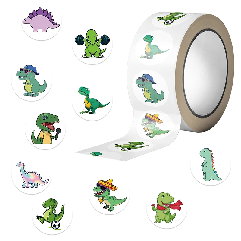 500PCS 만화 공룡 롤 스티커 학교 용품 어린이 학 - Pet Supplies Rewards 리뷰 및 가격