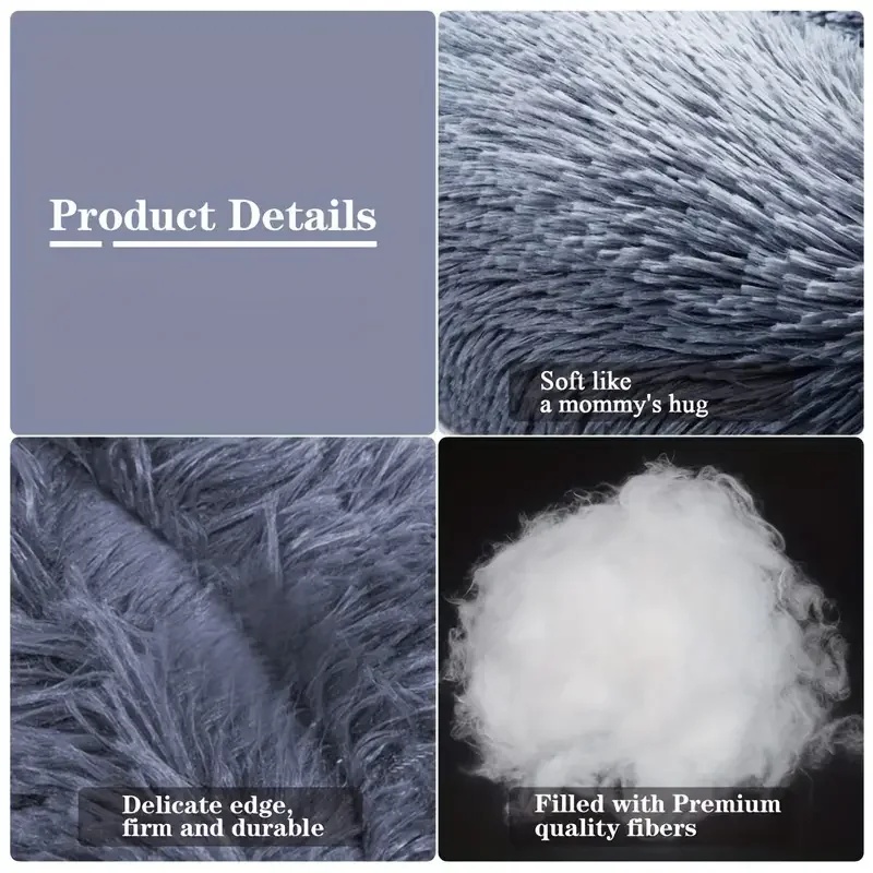 둥근 플러시 강아지 침대 겨울용 따뜻한 고양이 침대 세 - Calming Dog Bed 리뷰 및 가격