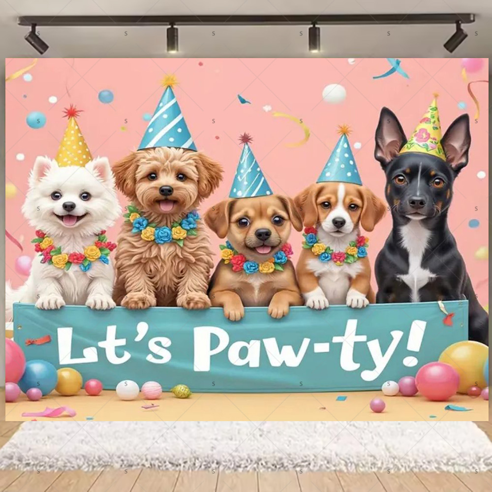 만화 고양이 개 테마 어린이 생일 귀여운 애완 동물 파 - Pet Supplies Outlet 리뷰 및 가격