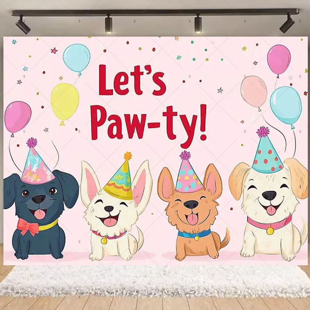 만화 고양이 개 테마 어린이 생일 귀여운 애완 동물 파 - Pet Supplies Outlet 리뷰 및 가격